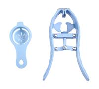 Paaruter Semplice Utensile per Rompere Le Uova, Apriscatole Automatico per Uova con Separatore, Gadget da Cucina B
