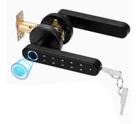 Paaruter Serratura Elettronica Della Password Dell'impronta Digitale Per Porta In Metallo In Legno Indoor,Tuya Smart Life APP Lock
