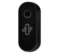 Paaruter Smart WiFi Vibration Sensor Alarm Alarm Wireless Vibration Detector Detection e Activity Avvisi di Shock Real-Time Black