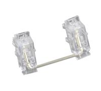 Paaruter Stabilizzatore Montato su Piatto Placcato Trasparente V3 con Vite, con 2 Stabilizzatori PCB da 2u per Tastiere Meccaniche. Stabilizzatori PCB Adattivi Montati su Piatto V2 A.