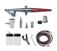 Paasche Airbrush Single Action Siphon Feed Airbrush Set, Multicolore