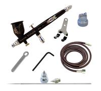 Paasche Airbrush Vision Gravity Feed-Set aerografo a Doppia Azione, Nero, 24.13 x 15.24 x 5.08 cm