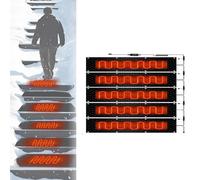PAAWBW Tappetini Anti-Ghiaccio e Anti-Neve for vialetti e Scale - Tappetini Anti-Ghiaccio e Anti-Neve Antiscivolo for Esterni, for marciapiedi e ingressi sicuri(40x160cmx5Pcs)