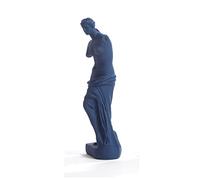 PABEN Afrodite Venere Di Milo 27.7 cm Statua Greca Decorativa Soprammobile in Resina (Blu)