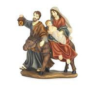 PABEN Articoli Religiosi Fuga in Egitto Presepe Natività in resina cm. 10
