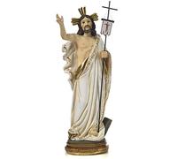 Paben Articoli Religiosi Statua Gesù Cristo Risorto in resina cm. 41,2