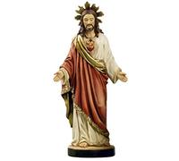 Paben Articoli Religiosi Statua Sacro Cuore di Gesù in Resina cm. 31