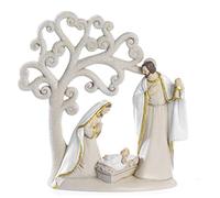 Paben Noel PRESEPE Natività in Resina con Albero della Vita 15.6 cm Natale