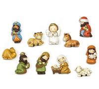 Paben Noel Set Presepe 11 Soggetti con Calamita magnete in resina cm. 5,3