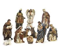 PABEN Presepe Completo 11 Personaggi in Resina cm. 28,5