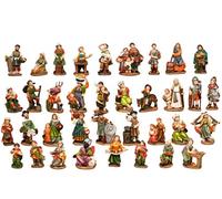 PABEN Set 36 personaggi Presepe, 7 cm in resina by