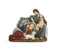 PABEN Statua Presepe Gruppo Natività madonnina Maria Sdraiata in Resina Articoli Religiosi (11.6 cm)