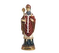 PABEN Statua Sant'Agostino in resina cm. 30,3