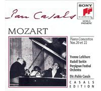 Pablo Casals Mozart: Piano Concerto No. 20, K. 466 & Piano Concerto No. 22, (CD)