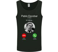 Pablo Escobar El Patron È Chiamata Uomo Canotta Maglia