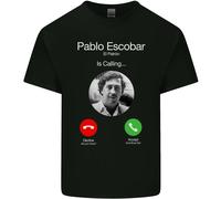 Pablo Escobar El Patron È Chiamata Uomo Cotone T-Shirt
