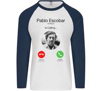 Pablo Escobar El Patron È Chiamata Uomo L/S Baseball T-Shirt