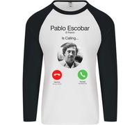 Pablo Escobar El Patron È Chiamata Uomo L/S Baseball T-Shirt