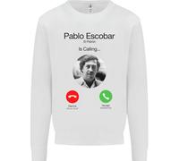 Pablo Escobar Il Patrón Sta Chiamando Felpa Per Bambini