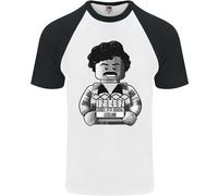 Pablo Escobar Maglietta Da Baseball S/S Per Uomo