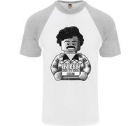 Pablo Escobar Maglietta Da Baseball S/S Per Uomo