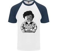 Pablo Escobar Maglietta Da Baseball S/S Per Uomo