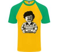 Pablo Escobar Maglietta Da Baseball S/S Per Uomo