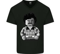 Pablo Escobar Maglietta In Cotone A V Per Uomo