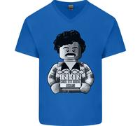 Pablo Escobar Maglietta In Cotone A V Per Uomo