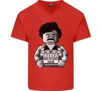 Pablo Escobar Maglietta In Cotone A V Per Uomo