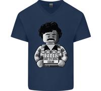 Pablo Escobar Maglietta In Cotone A V Per Uomo
