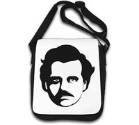 Pablo Escobar Minimalist Vector Art Borsa a tracolla bianca