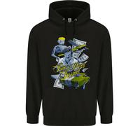 Pablo Escobar Power Money Respect Uomo Felpa