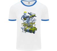 Pablo Escobar Power Money Respect Uomo Ringer T-Shirt