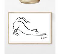 Pablo Picasso Cat Sketch Print - Wall Art Decor, Drawing Poster Stampe 1 (297 x 420 mm)