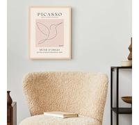 Pablo Picasso Poster Colibrì Tela Pittura Linea Disegno Arte Della Parete Astratta Pablo Picasso Stampe Per Soggiorno Decor Picture 30x40cm Senza Cornice