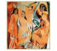 Pablo Picasso Poster Le ragazze di Avignone Tela Pittura Astratta Arte Della Parete Pablo Picasso Stampe Picasso Immagine Per La Decorazione Domestica 60x70cm Senza Cornice