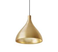 Pablo Swell Lampadario XL Singolo in Ottone Medio