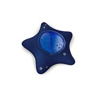 Pabobo x Kid Sleep, luce notturna musicale e leggera, per bambini e neonati, peluche a forma di stella, proiettore d'acqua, lampada da soffitto, oceano calmo, blu