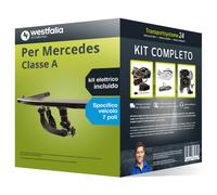 Pac. Gancio traino estr. per Mercedes 12- e un e-kit sp. a 7 poli NUOVO