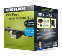 Pac. Gancio traino fisso Auto Hak per Ford Transit 00- & e-kit uni a 13 poli kit