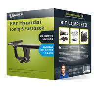 Pac. Gancio traino fisso per Hyundai Ioniq 5 Fastback 21- & e-kit spec. a 13 p.