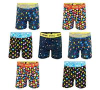 Pac-Man Amazon Exclusive 7-Pack of Athletic Briefs in Sizes 4, 6, 8, And 10 Corti, Set di 7 Boxer Atletici, 4 Bambini e Ragazzi