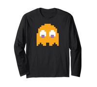 Pac-Man・Clyde・Halloween・DOT・Pixel Maglia a Manica