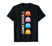 Pac-Man・Ghost・Halloween・Game Over・DOT・Pixel Maglietta