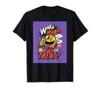 Pac-Man・Halloween・Pixel・Smile・WAKA WAKA OR Treat? Maglietta