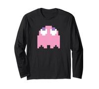 Pac-Man・Pinky・Halloween・DOT・Pixel Maglia a Manica