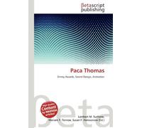 Paca Thomas: Emmy Awards, Sound Design, Animation