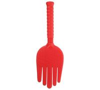 Pacca Massaggiante in Silicone a Cinque Dita Rosso per Casa e Lavoro | Adatta alla Curva del Palmo, Sollievo Dalla Fatica, Uso Multiuso, Effetto Rilassante Quotidiano