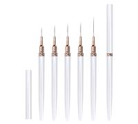 PACCCHETTO 5 Pennelli Artisti Per Chiodi Professionali Set Pentola Pittura Punta Design A Tramite Multifzionale Intricati Dettagli Cho Dettagliano Strumenti Nail Art Professionali